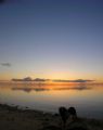   PauPau Beach Sunset taken reclining beach. setting Scene Mode. Nikon 5600 5.1MP coolpix Point Shoot camera. Mode 51MP 1MP camera  